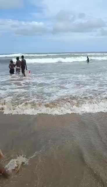 children first time beach